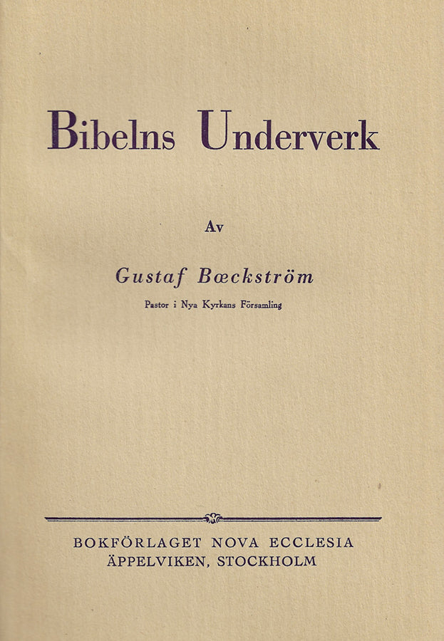 Bibelns underverk